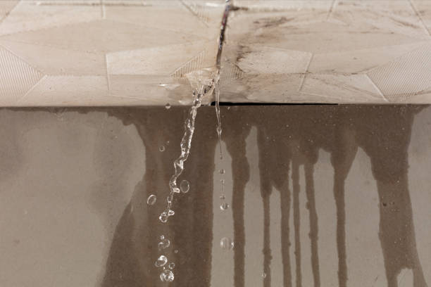 Professional Water Damage Restoration technician working in Valley View, TX